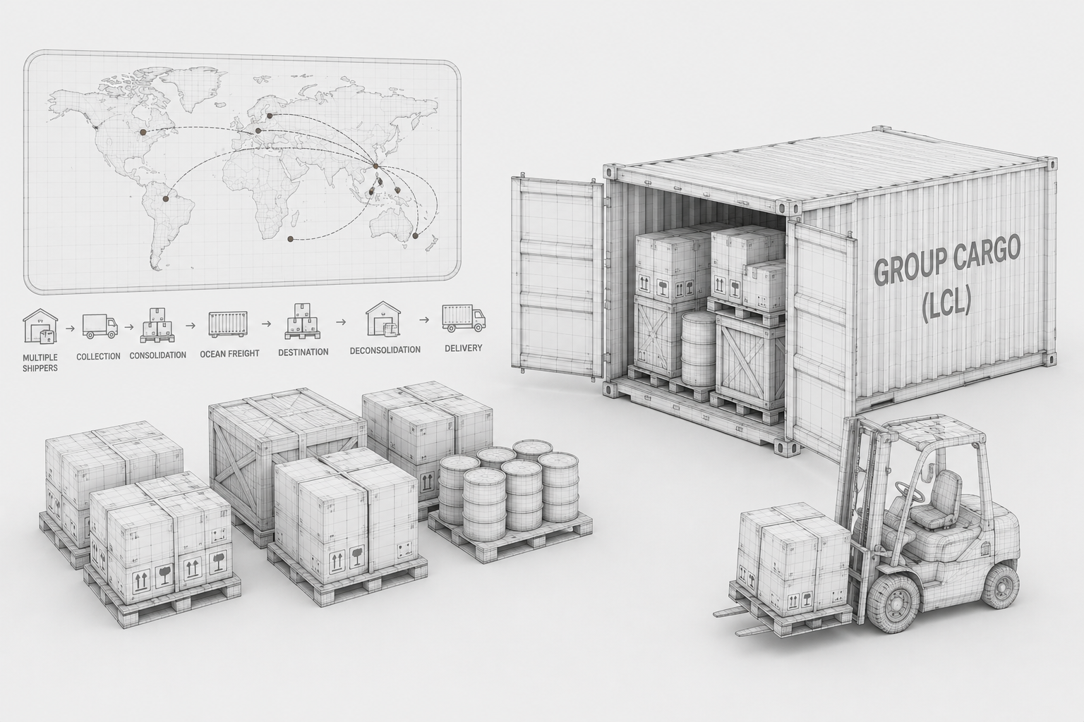 Group cargo (LCL)